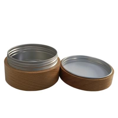 50g cosmetic jars wood